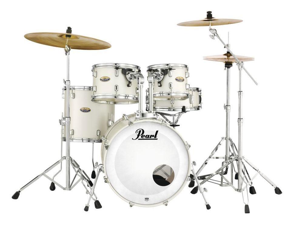 Pearl DMP905/C229 White Satin Pearl Decade Maple 20" Drumset