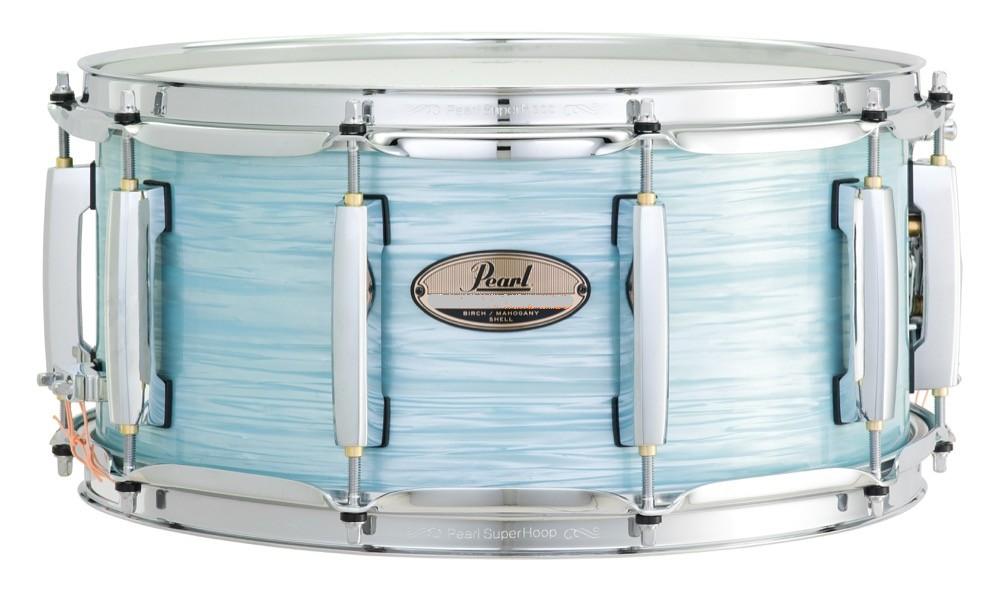 Pearl Masters MCT1465S/C414 Ice Blue Oyster Snare Drum 14"x6½"