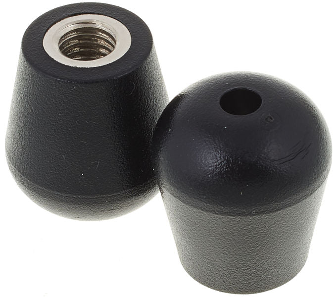 Pearl RHS-1R/2 rubber feet for bass drum spurs