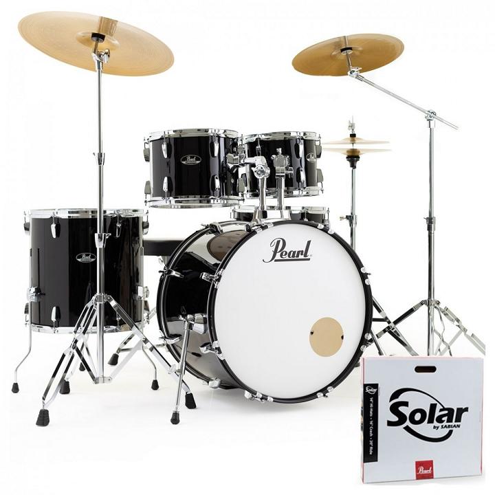 PEARL Roadshow Plus RS505BC/C31 Jet Black Ready-to-Play Drumset
