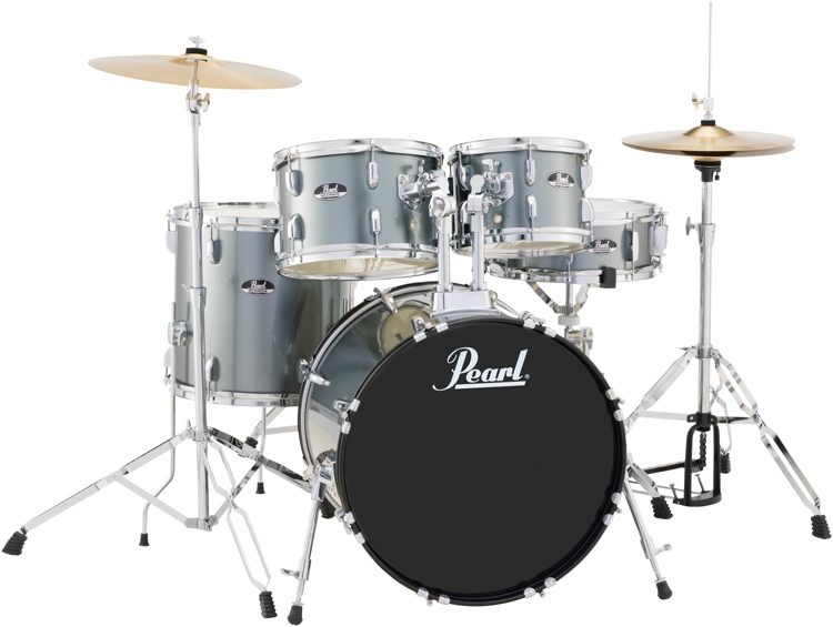 Pearl Roadshow RS585C/706 Charcoal Metallic Ready to Play drumse