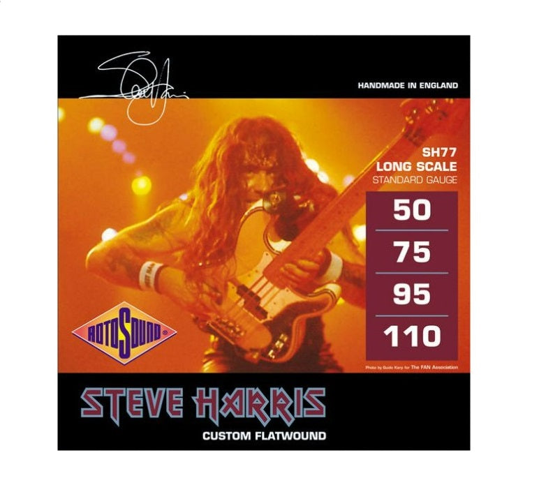 Rotosound Steve Harris SH77 bassokitaran kielet 050-110
