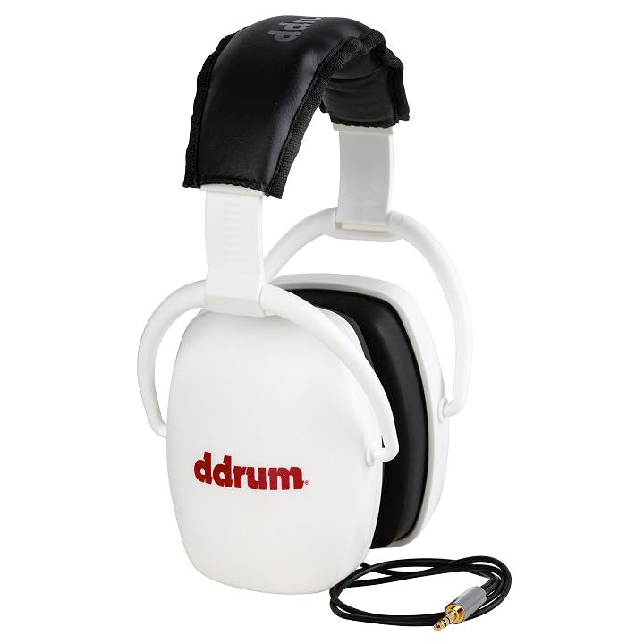 Ddrum studio class isolated headphones, white
