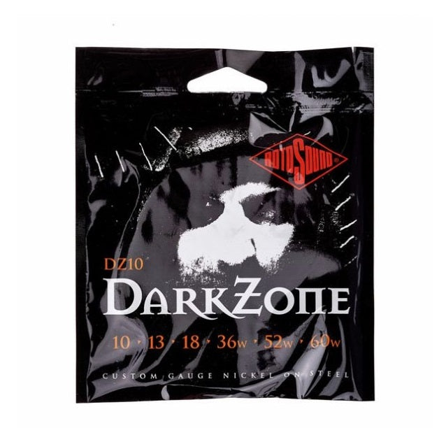 Rotosound DZ10 Dark Zone sähkökitaran kielet drop tuning 010-060