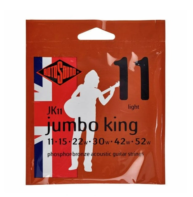 Rotosound JK11 Jumbo King akustisen kitaran kielet 011-052