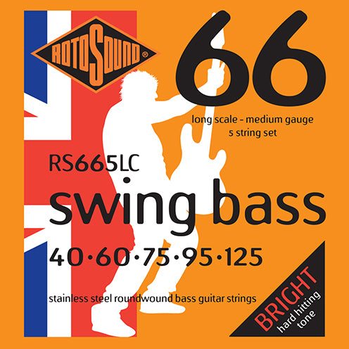 Rotosound RS665LC Swing Bass 040-125 5-String Basson kielisetti