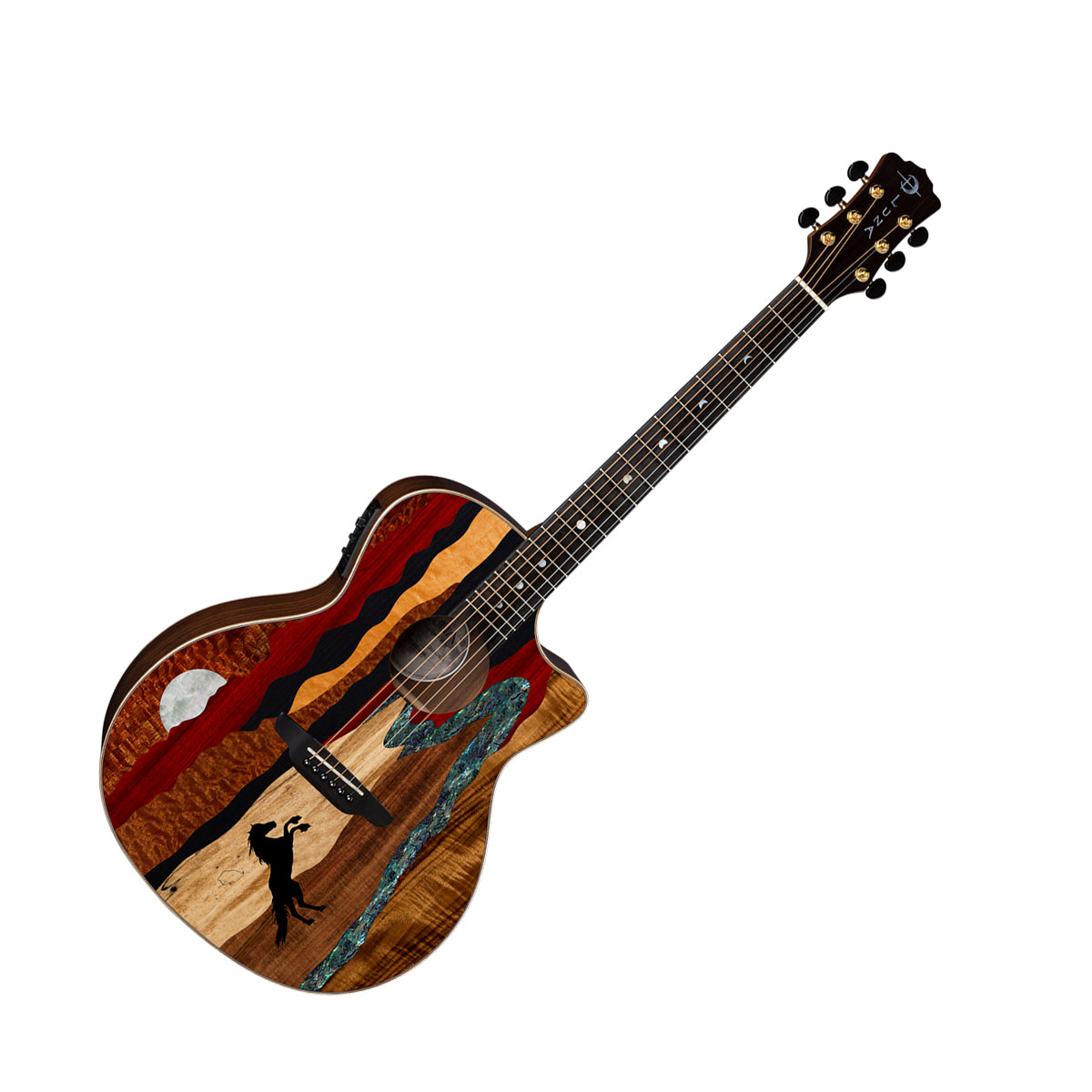 Luna Guitars Vista Stallion elektro akustinen kitara